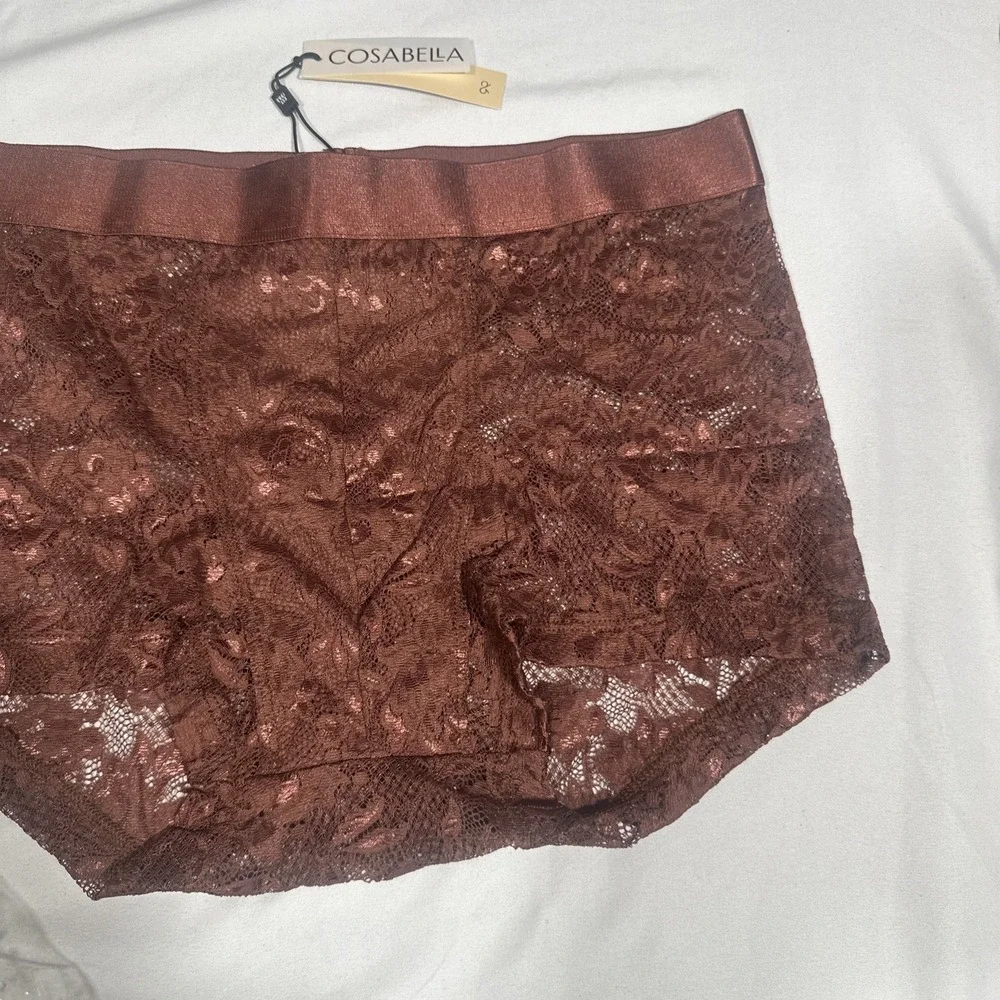 NWT Cosabella [ Men Small ] Never Say Never Lace Classic Trunk Brief T2232